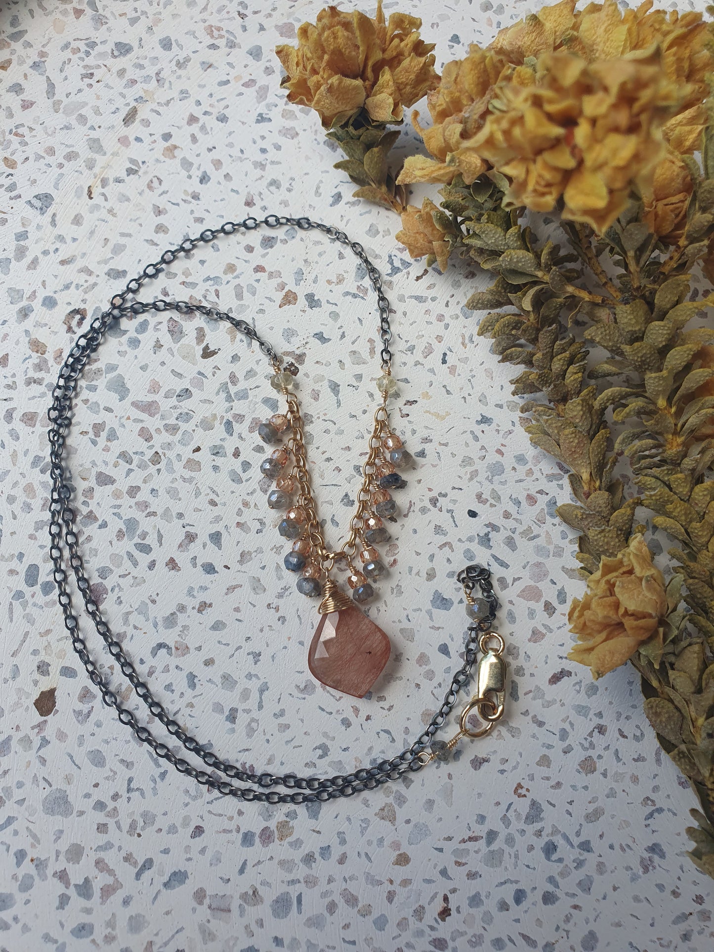 Copper Rutile Necklace