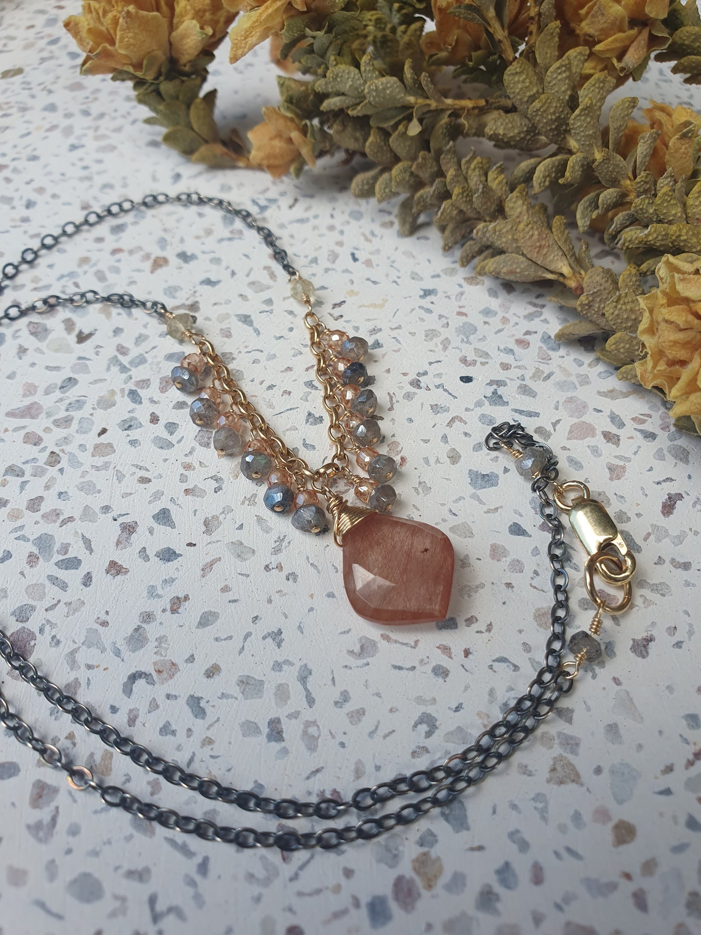 Copper Rutile Necklace