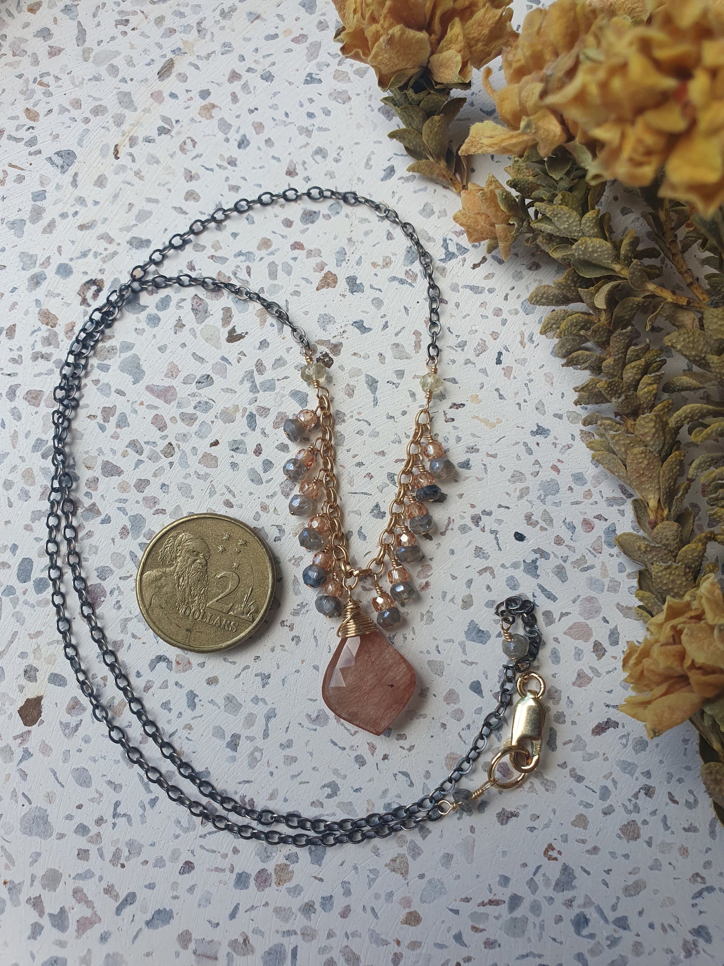 Copper Rutile Necklace